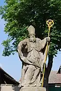 Socha sv. Blažeje - detail