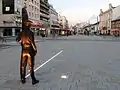 Socha Jana Kašpara v Pardubicích