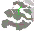 Kaart Provinciale weg 256