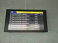 Cedule s odjezdy