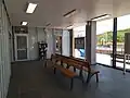 Interiér nádražní budovy