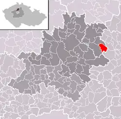 Kadlín na mapě
