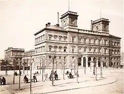 stará budova nádraží v roce 1880