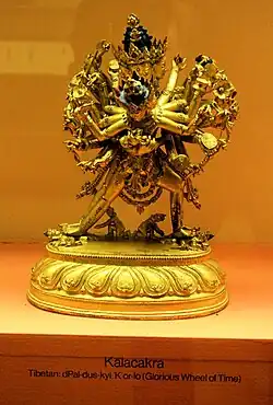 Tibetská socha Kálačakry