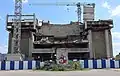Zbytky budovy (červen 2024)