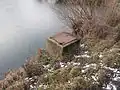 Stavidlo na hrázi rybníka Jezero