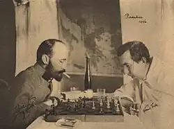 Dr. Trýb a Dr. K. Fiala v pardubické nemocnici 1916