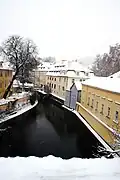 Čertovka v zimě