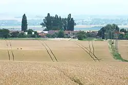 Pohled na vesnici od severozápadu