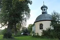 Kaple Navštívení Panny Marie, Hoření Starý Dub (3).JPG