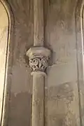 Hlavice s výrazným přírodním vzorem