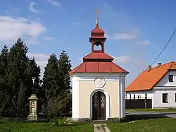 kaplička zasvěcená svatému Janu Nepomuckému