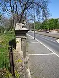 Část tělesa zrušené tratě v Karlíně