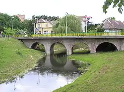 Most přes řeku Karašici ve Valpovu