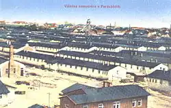 Válečná nemocnice Pardubice, lůžkové pavilony