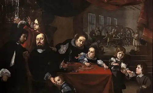 Portrét rodiny Dionýsia Miseroniho (1653)
