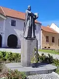 Karel Lidický, Socha Mistra Jana Husa, 1958, bronz