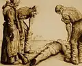 Karel Myslbek Neštěstí (lept)