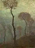 Karel Nejedlý Stromy v mlžném soumraku