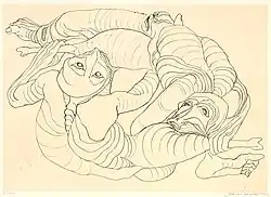 Souboj (1992), litografie