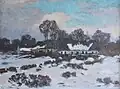 Zima (olej na kartonu) 1923