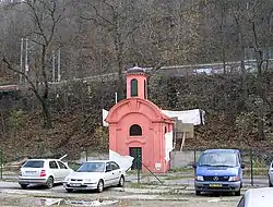 Karlín, kaple vojenského hřbitova