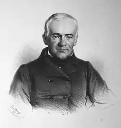 Karl Wiser, litografie od Adolfa Dauthage