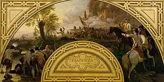 Bitva u Piacenzy (Karl von Blaas, 1867, Uměleckohistorické muzeum (Vídeň)