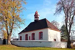 Kostel sv. Kateřiny v říjnu 2018