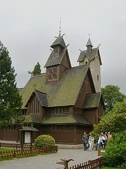 Dřevěný kostel z Vangu v Karpaczi