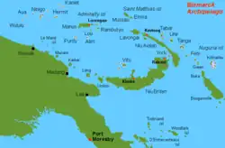 Mapa souostroví