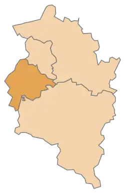 okres Feldkirch na mapě Vorarlberska