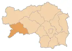 okres Murau na mapě Štýrska