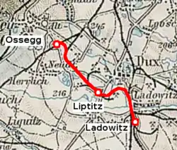 mapa trati