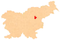 Městská občina Celje na mapě