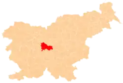 Městská občina Lublaň na mapě
