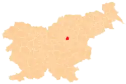 Občina Prebold na mapě