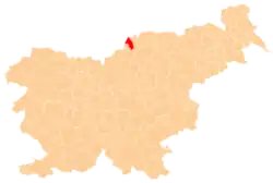 Občina Prevalje na mapě
