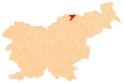 Občina Radlje ob Dravi na mapě