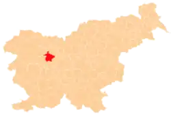 Občina Škofja Loka na mapě
