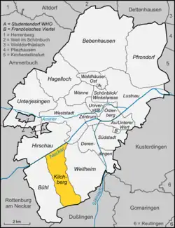 Kilchberg na mapě