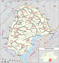 Ticinské Alpy