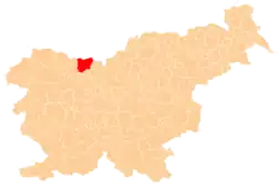 Občina Tržič na mapě