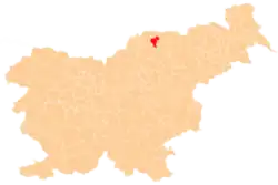 Občina Vuzenica na mapě
