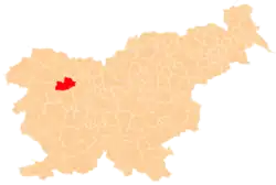 Občina Železniki na mapě