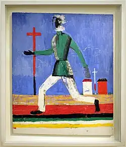 Kazimir Malevič, Běžící muž, 1931