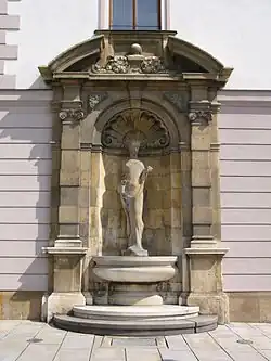 Kašna Hygie v Olomouci (1948)
