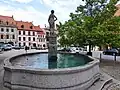 Pohled na kašnu od jihizápadu
