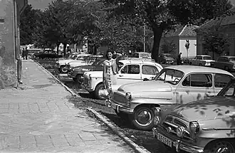 Škoda Octavia a Škoda 440 (Keszthely, Maďarsko, 1965)