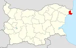 Obština na mapě Bulharska